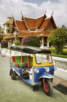 Tuk-tuk in Bangkok, Thailand